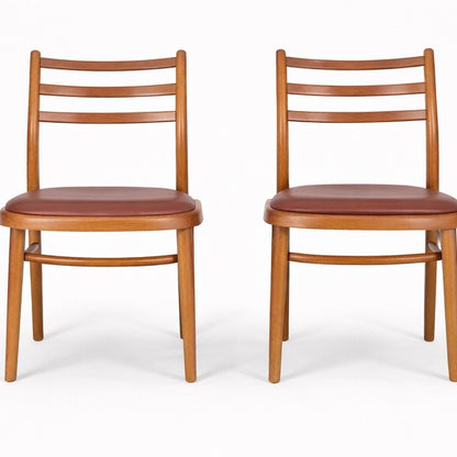 Pair of Czechoslovakian Mid-Century Dining Chairs