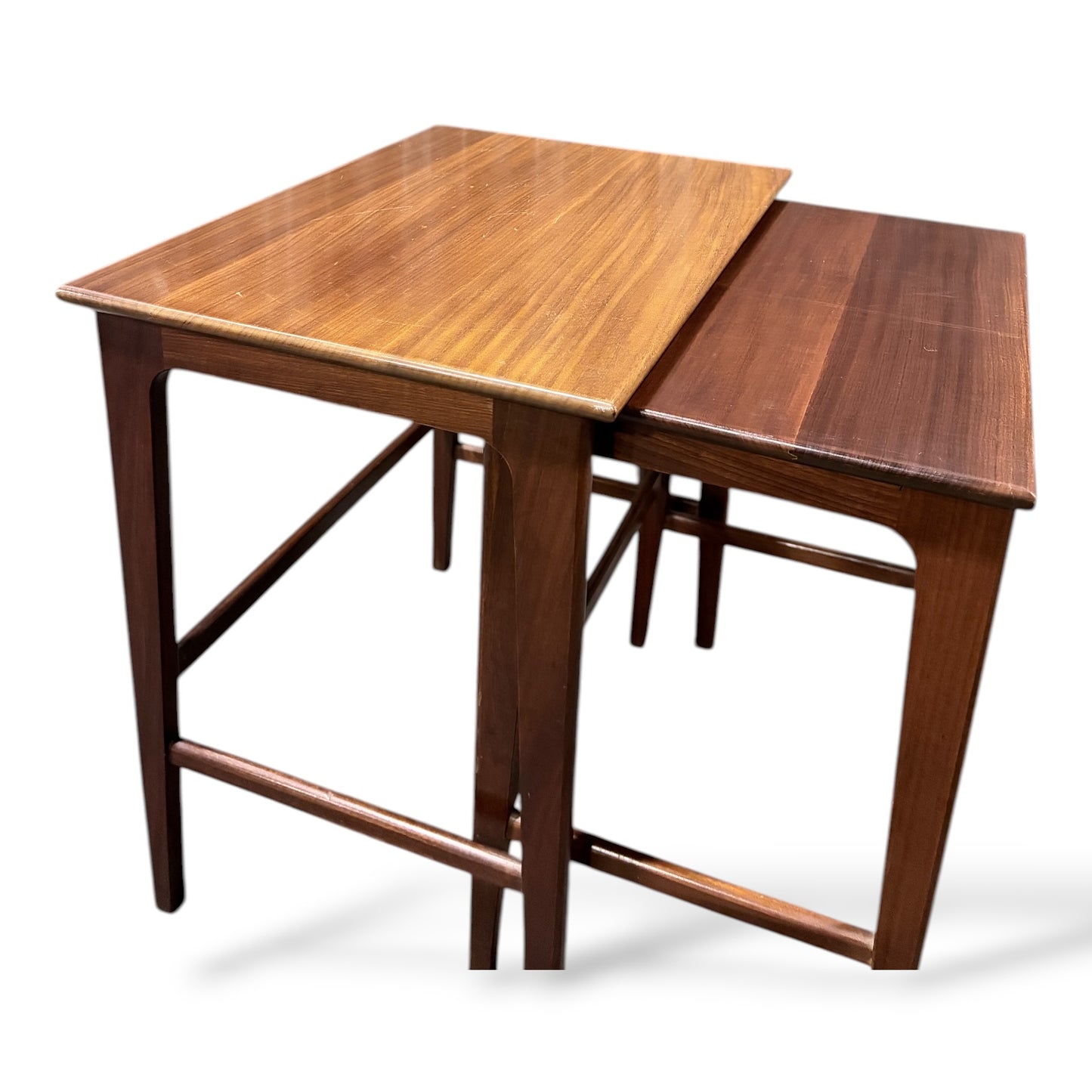 Pair of Mid Century Teak Nesting Tables by John Herbert for A. Younger