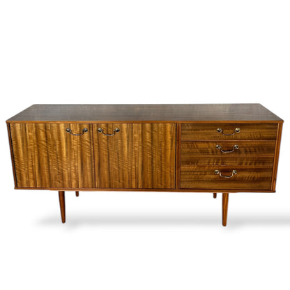 Morris of Glasgow Mid Century Walnut Sideboard – Vintage Credenza