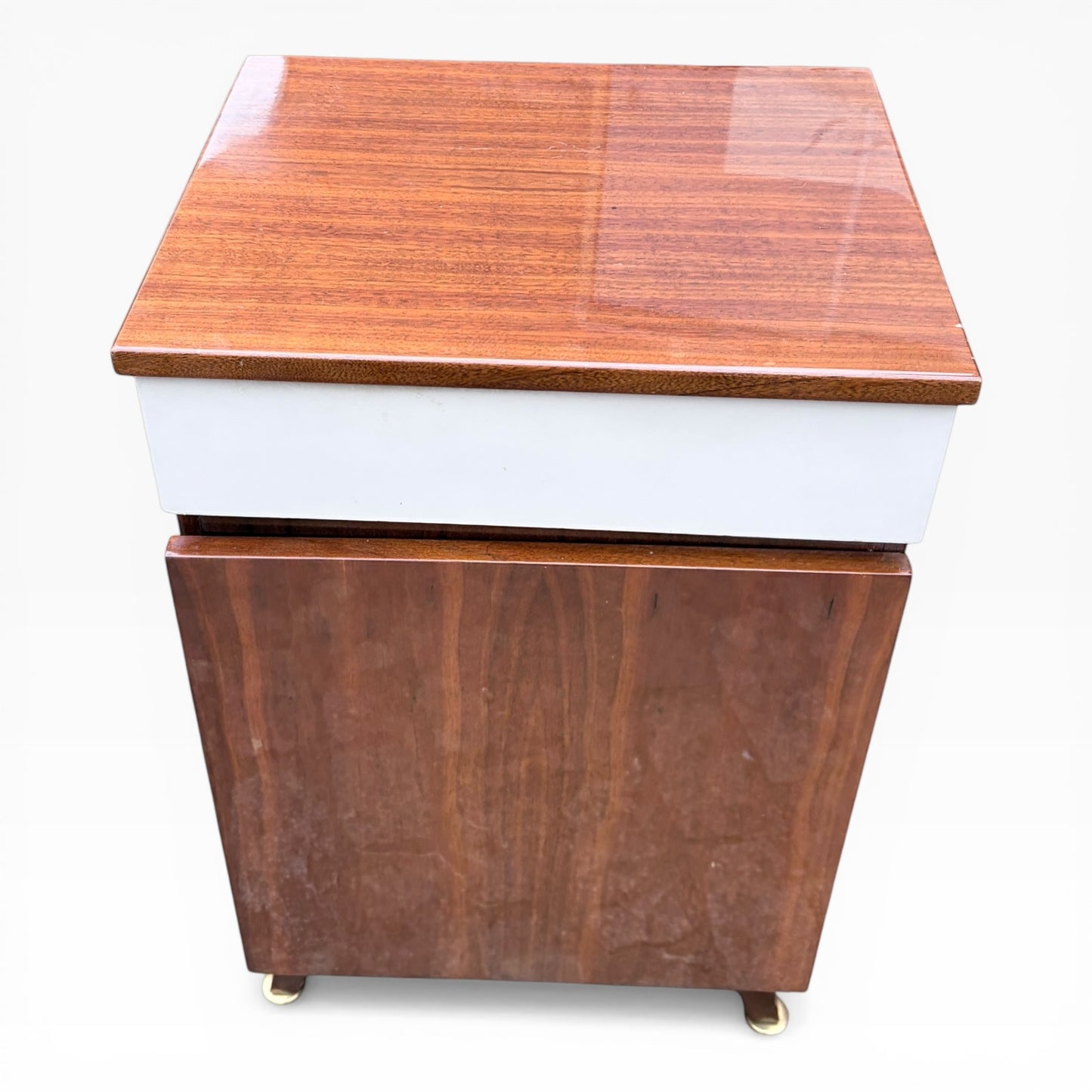 Mid Century Meredew Two-Tone Bedside Cabinet