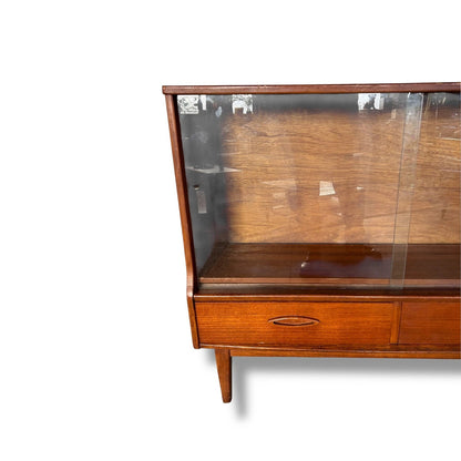 Mid-Century Jentique Teak Low Display Cabinet