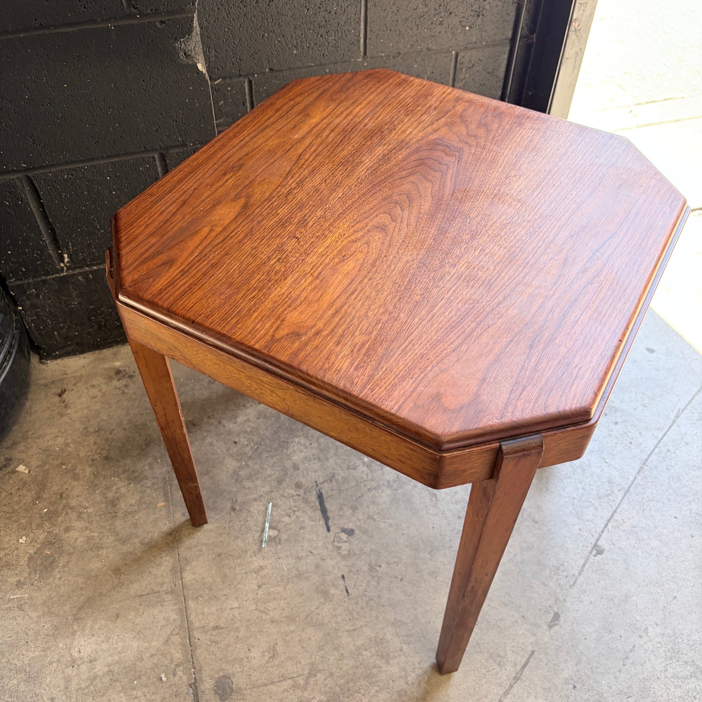 Art Deco Antique Oak Side Table