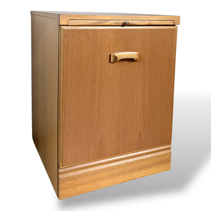 Vintage McIntosh Teak Bedside Cabinet with Pull-Out Tray