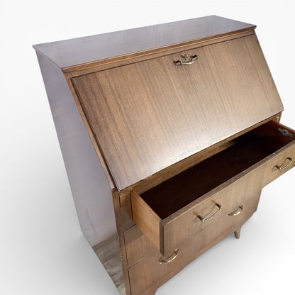 Mid-Century Sutcliffe of Todmorden Writing Bureau Desk