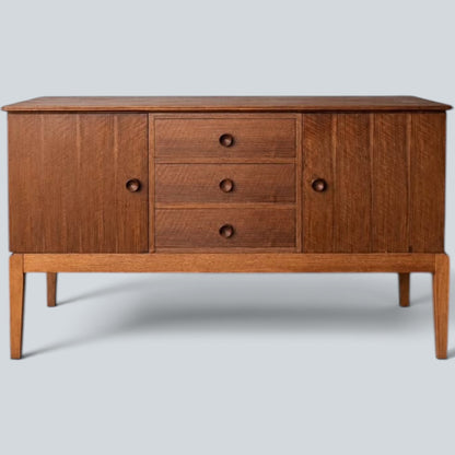 Mid Century Gordon Russell of Broadway Walnut Sideboard Cabinet