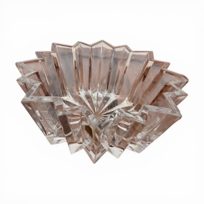 Mid Century Nachtmann Crystal Starburst Bowl – Cut Glass, Made in Germany