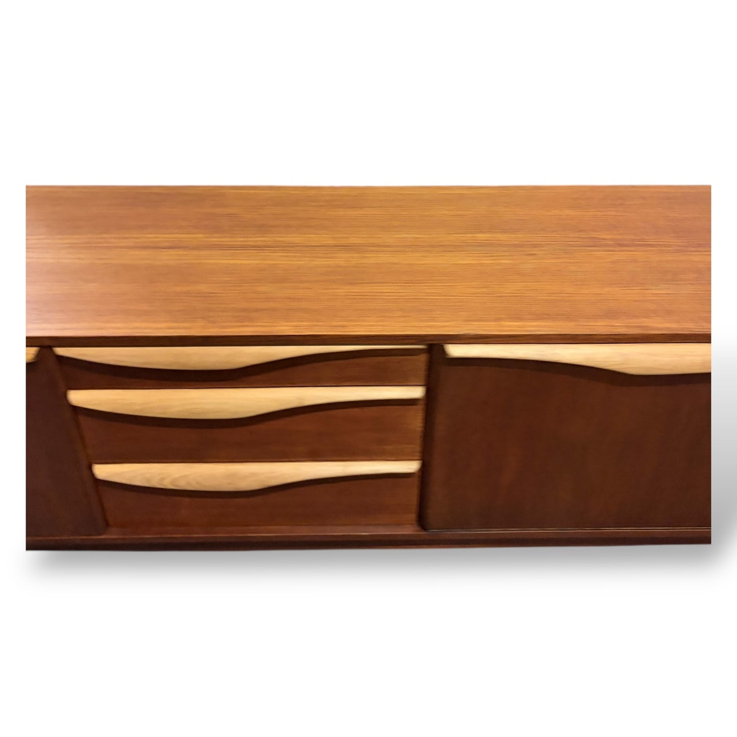 Large Mid Century Teak Sideboard by Stonehill – 1960s British Design — view 6