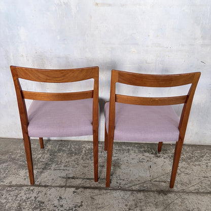 Nils Jonsson for Troeds Swedish Mid Century Teak Dining Chairs – Set of Two