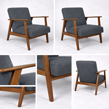 Vintage 1990s IKEA Teak Lounge Armchair