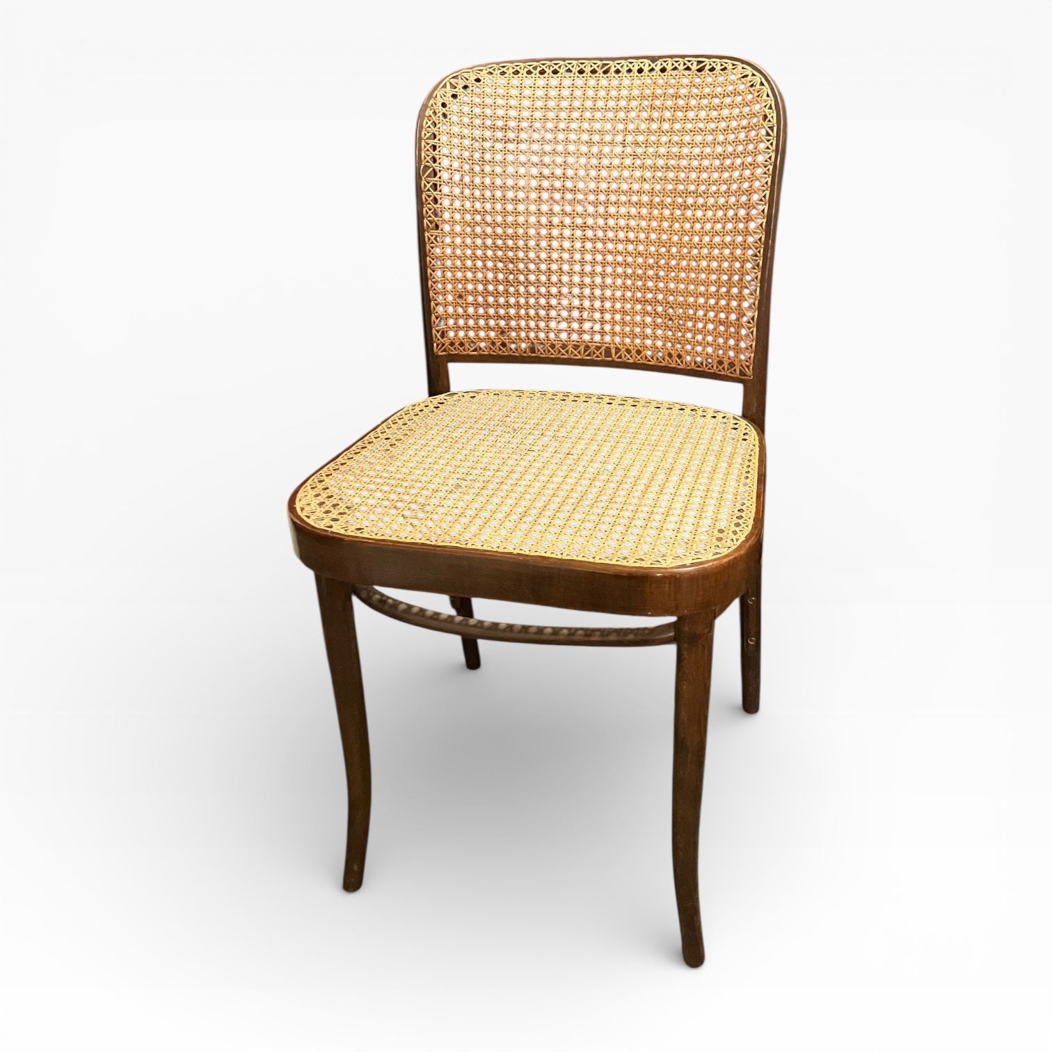 Vintage Thonet Model 811 “Prague” Café Chairs by Josef Hoffmann (Pair) — view 6
