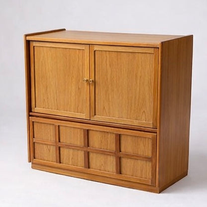Vintage Oak Cabinet by Nathan Furniture, c.1960s
