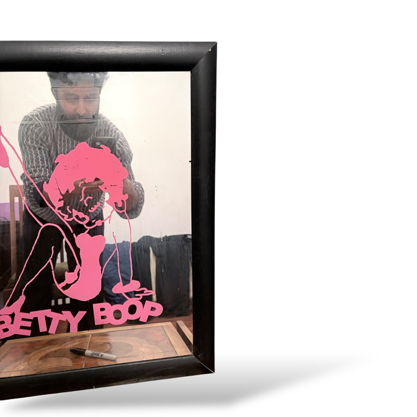 Vintage Betty Boop Framed Wall Mirror