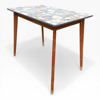 Mid-Century Fruit Formica Kitchen Table