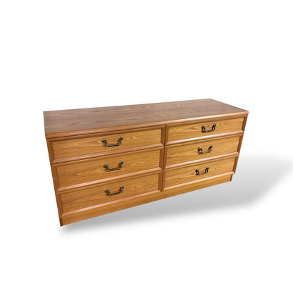 G Plan Low Sideboard – 1980s Oak Veneer Storage Unit