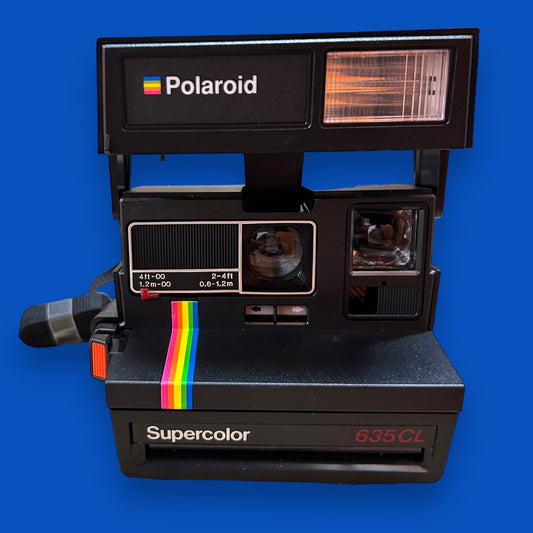 Vintage 1980s Polaroid Supercolor Film Camera