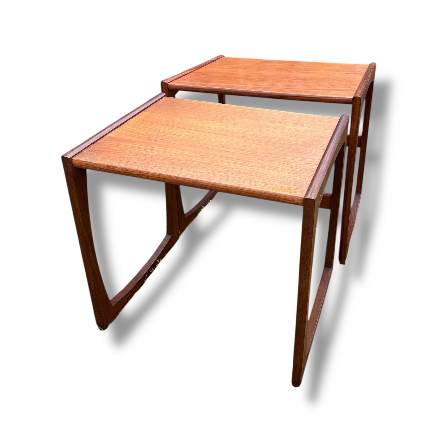 Mid Century Teak Wood G Plan Quadrille Nest of Tables