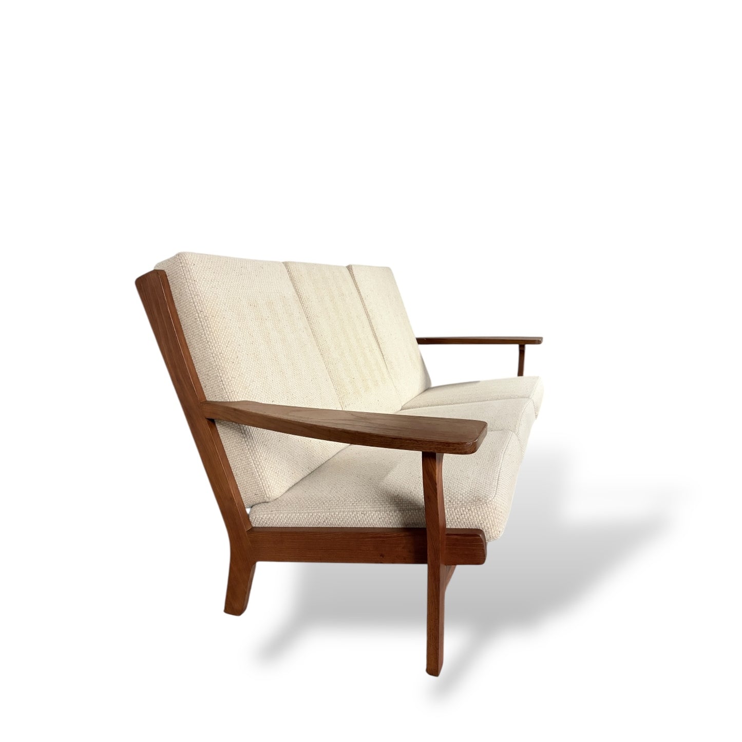 Three-Seater Sofa by Hans Wegner – Danish Mid-Century Vintage Teak