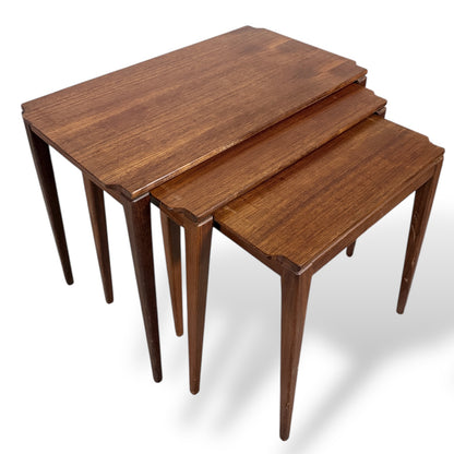 Mid-Century Teak Nest of 3 Tables by Richard Hornby