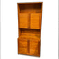 Mid Century Danish Teak Bookcase Wall Unit by Domino Møbler