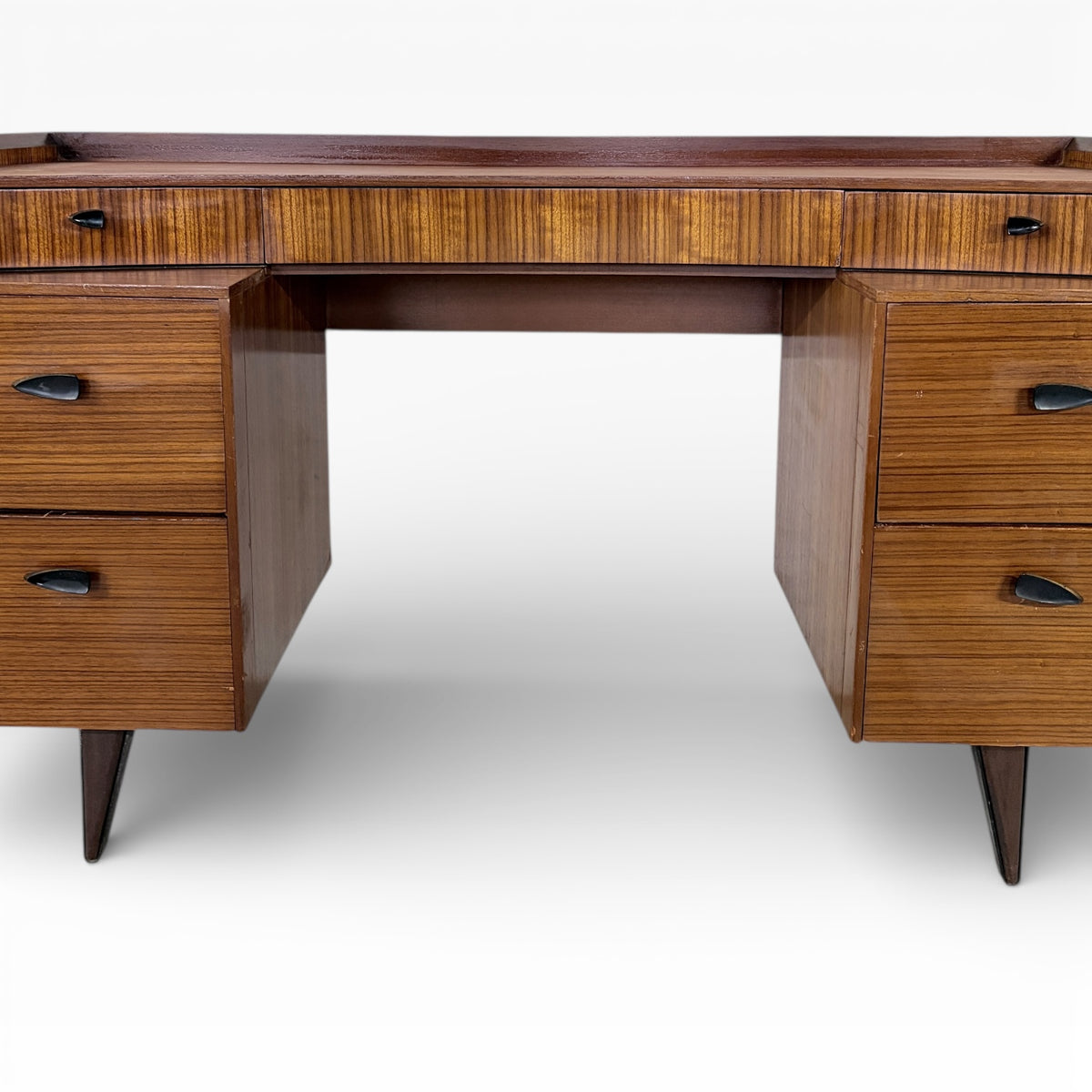 Mid-Century Lebus Walnut Writing Desk