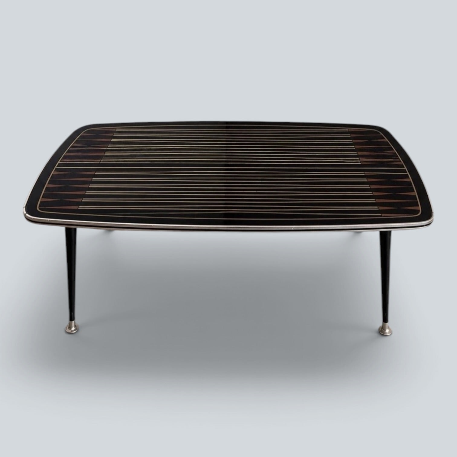Vintage Space Age Backgammon Coffee Table | Atomic Era