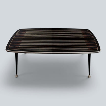 Vintage Space Age Backgammon Coffee Table | Atomic Era