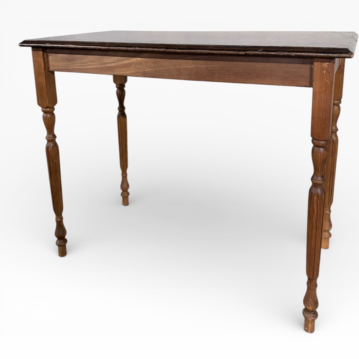 Mid Century Pine and Oak Console Table