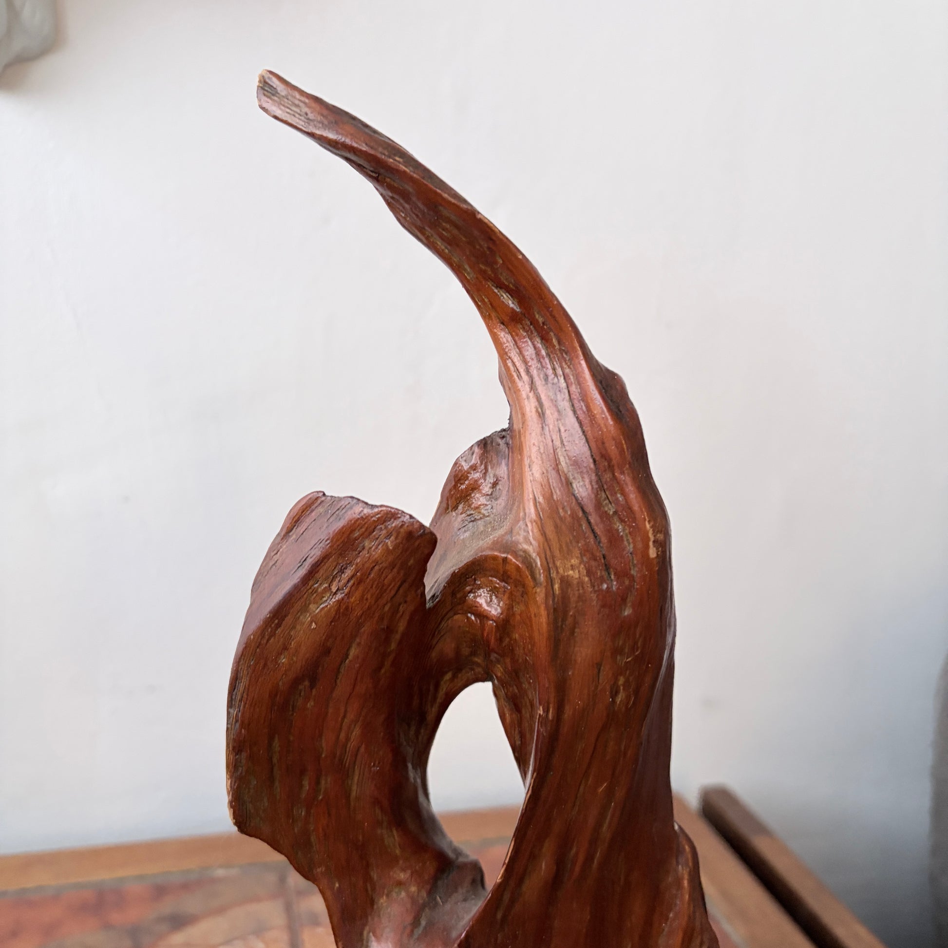 Vintage Mid-Century Abstract Root Wood Sculpture
