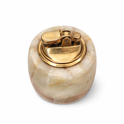 Italian Art Deco Onyx Marble Tabletop Lighter