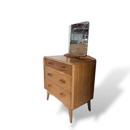 Mid Century G Plan Oak Brandon Dressing Table with Mirror — view 8