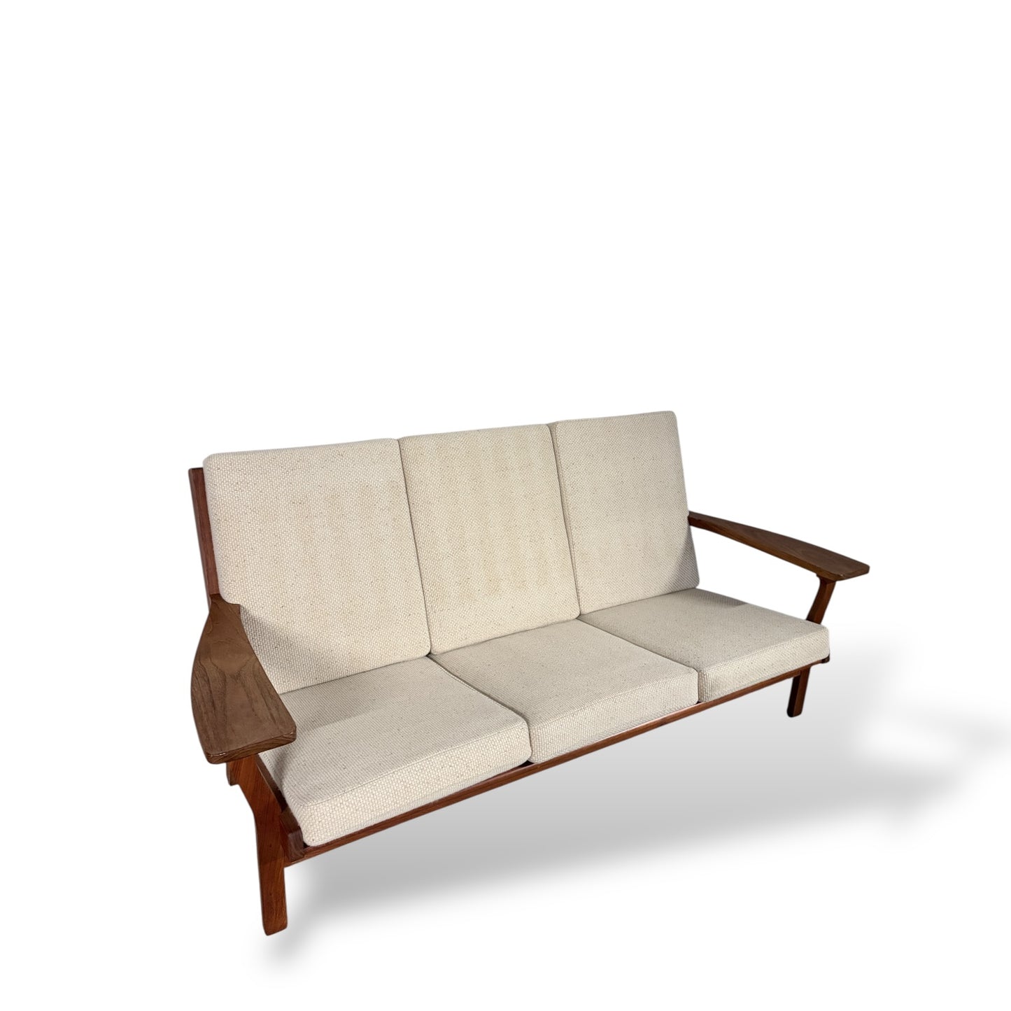 Three-Seater Sofa by Hans Wegner – Danish Mid-Century Vintage Teak