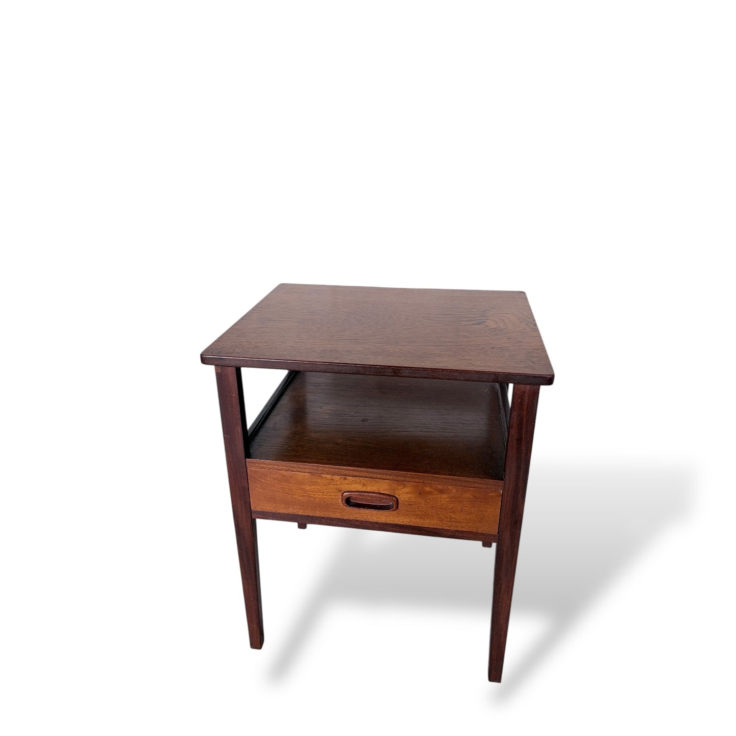 Mid-Century Vintage Teak Bedside Table