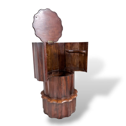 Art Deco Victorian Octagonal Drinks Cabinet / Jardinière Stand