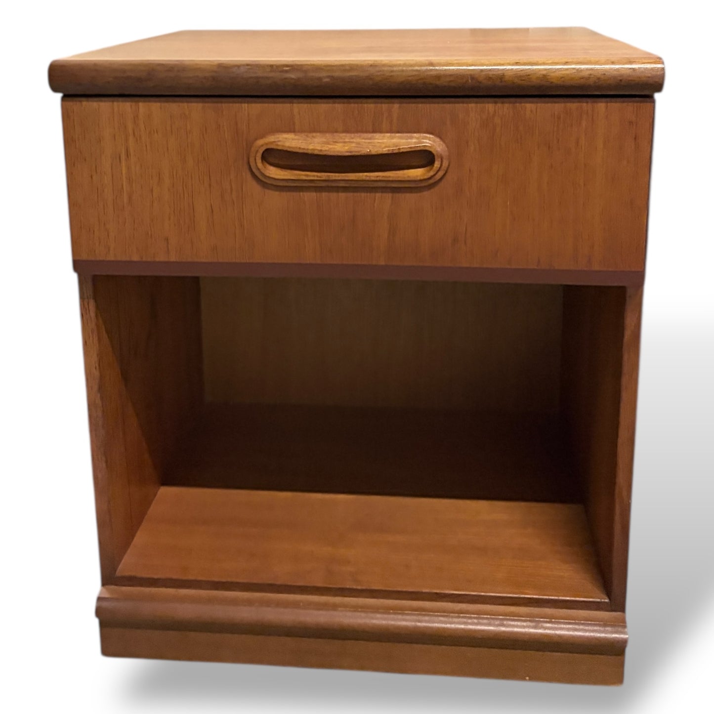 Mid-Century Meredew Teak Bedside Tables, Pair, c.1960s — view 3