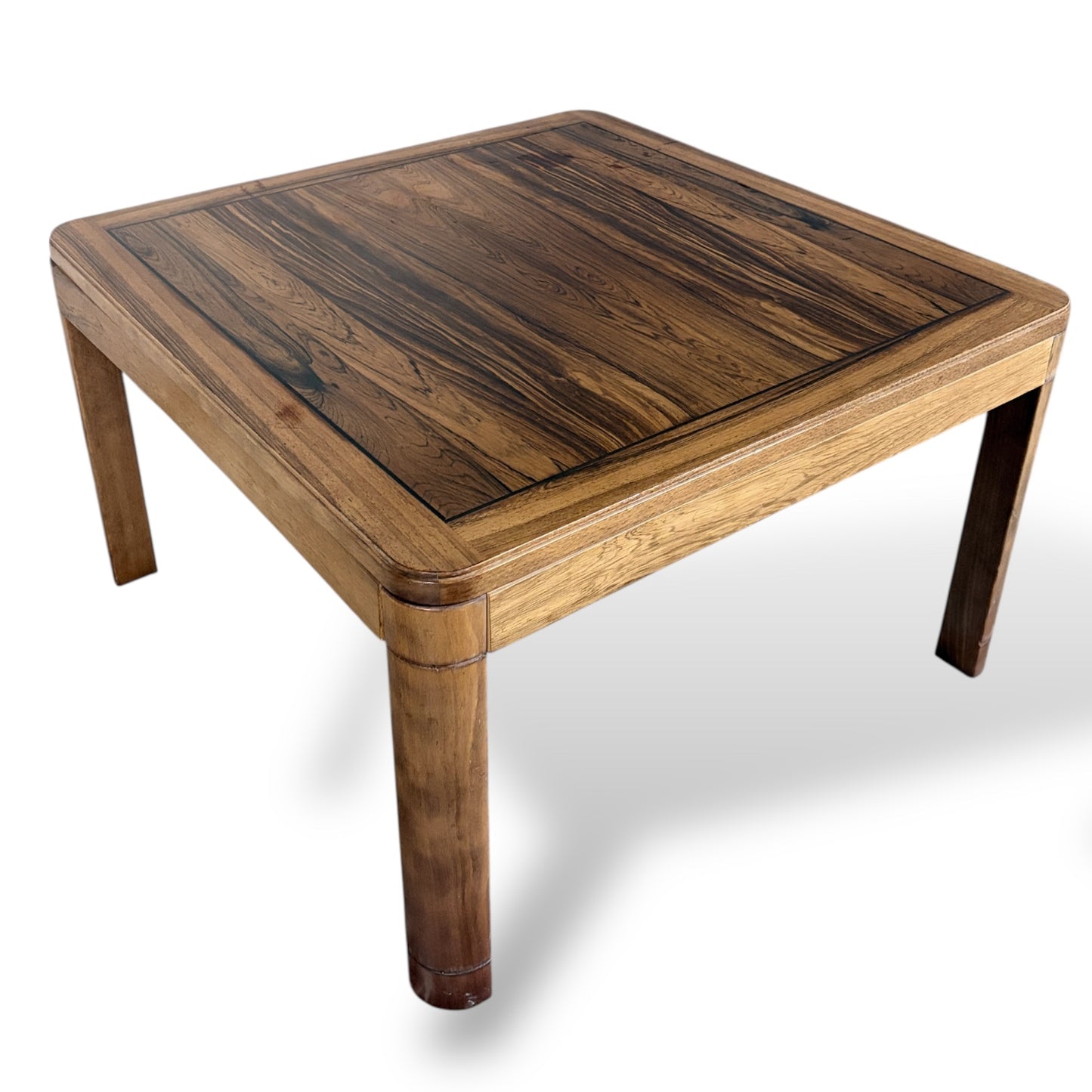 Mid-Century Swedish Rosewood Square Coffee Table by Ulferts