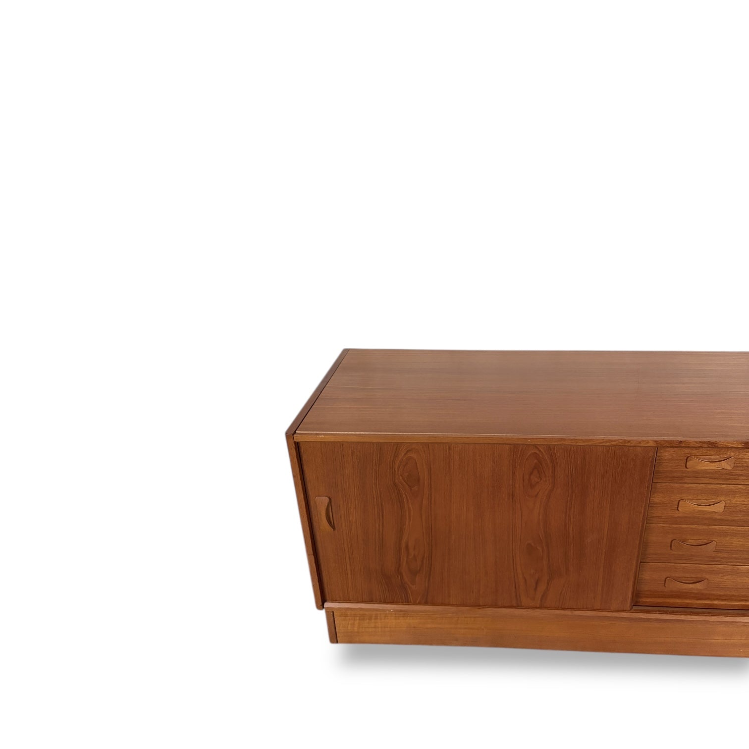 Clausen & Son Danish Teak Sideboard — Mid-Century Modern, Long Low Storage — view 6