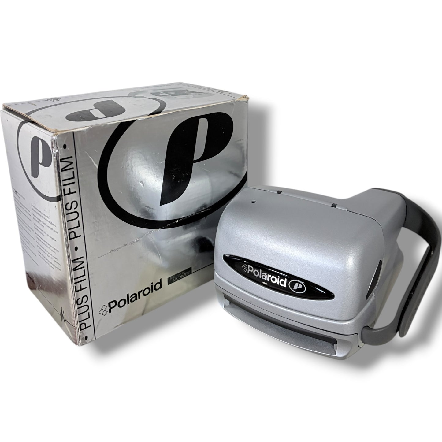 Polaroid Instant Camera - Vintage 600 Film Folding Body With Built-In Flash