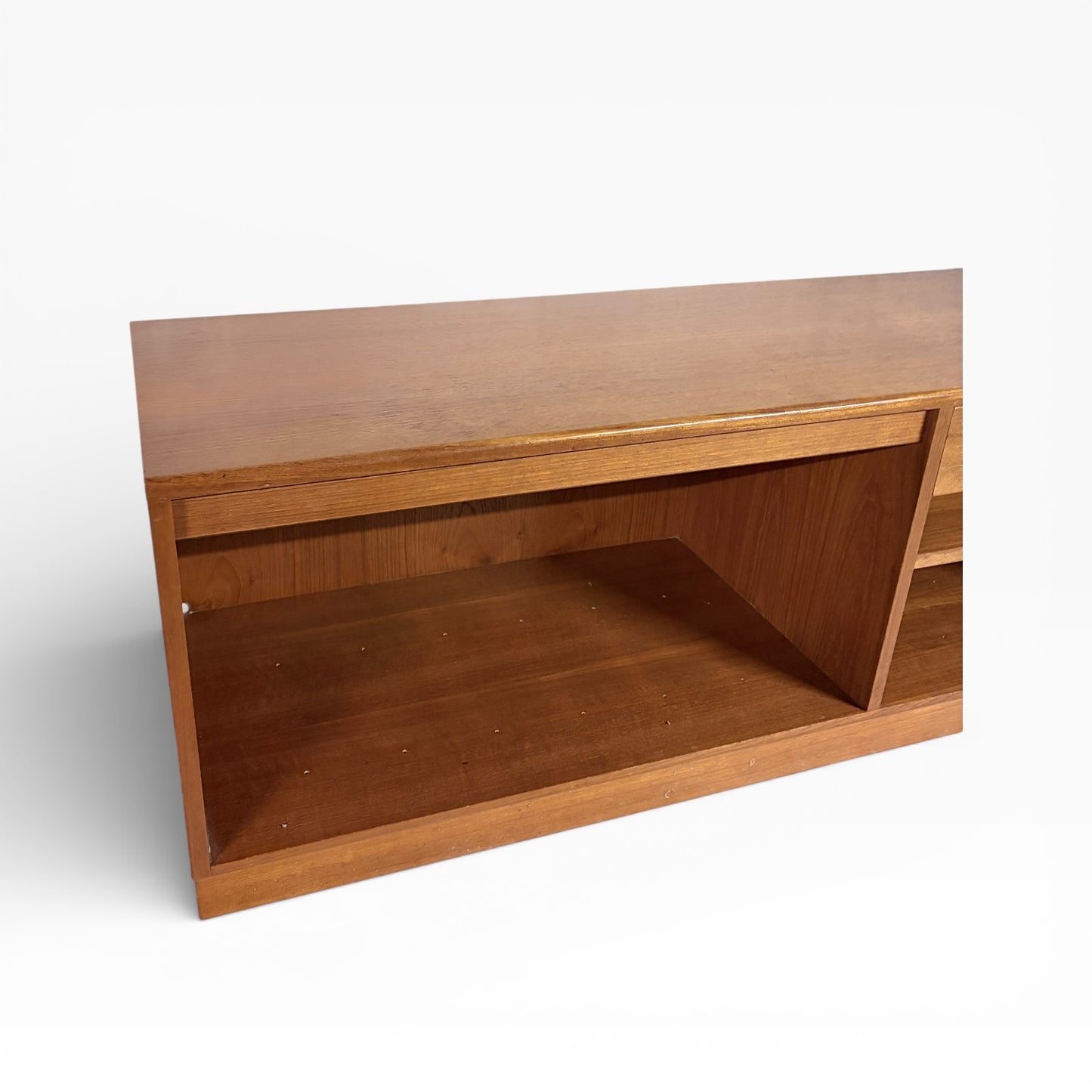 Mid-Century G Plan Teak Media Unit / TV Stand with Open Shelving — view 6