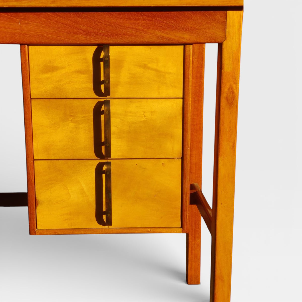 Mid Century Writing Desk – Solid Wood British Desk with Drawers | Gordon Russell