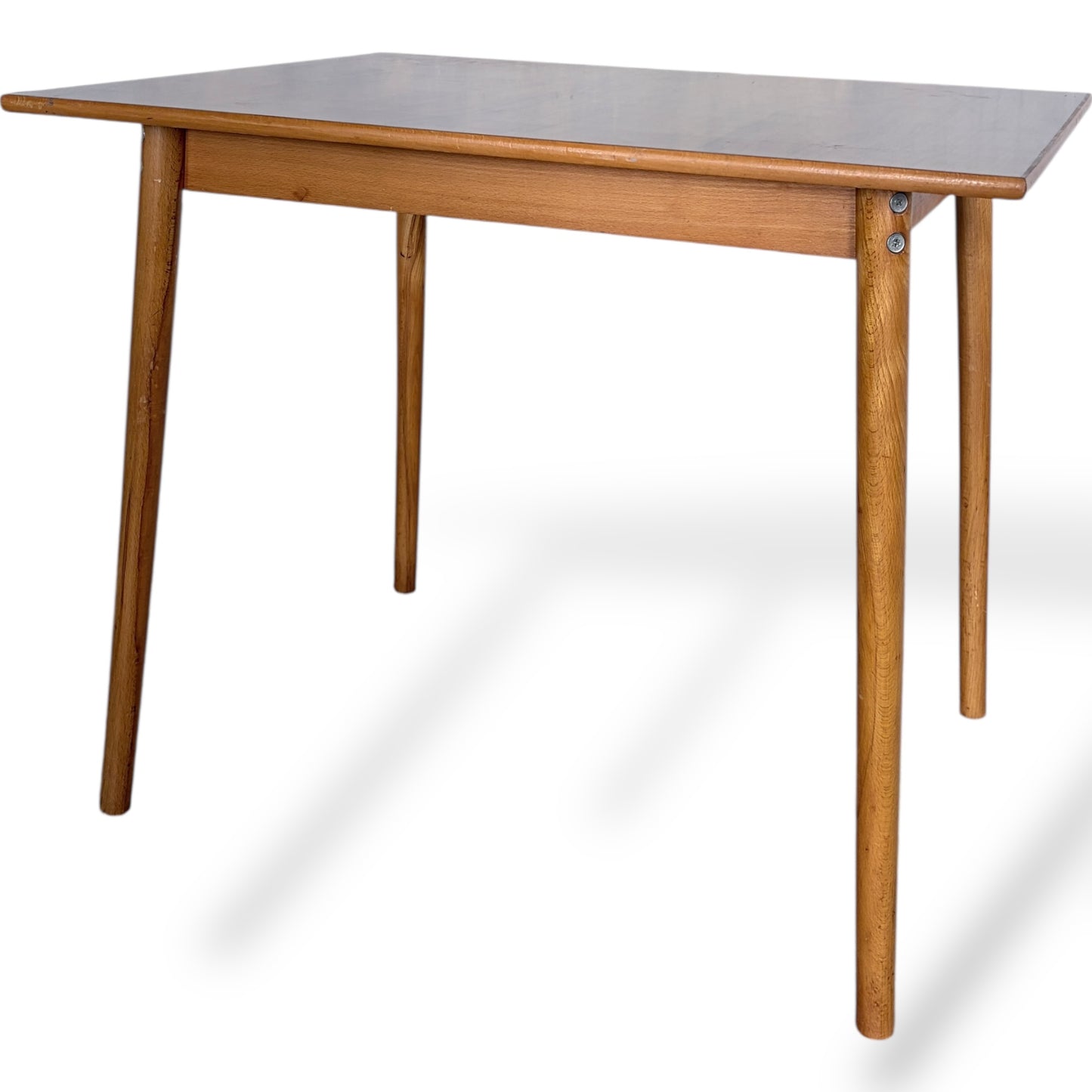 Vintage Formica Square Dining Table – Czechoslovakia, Mid-Century