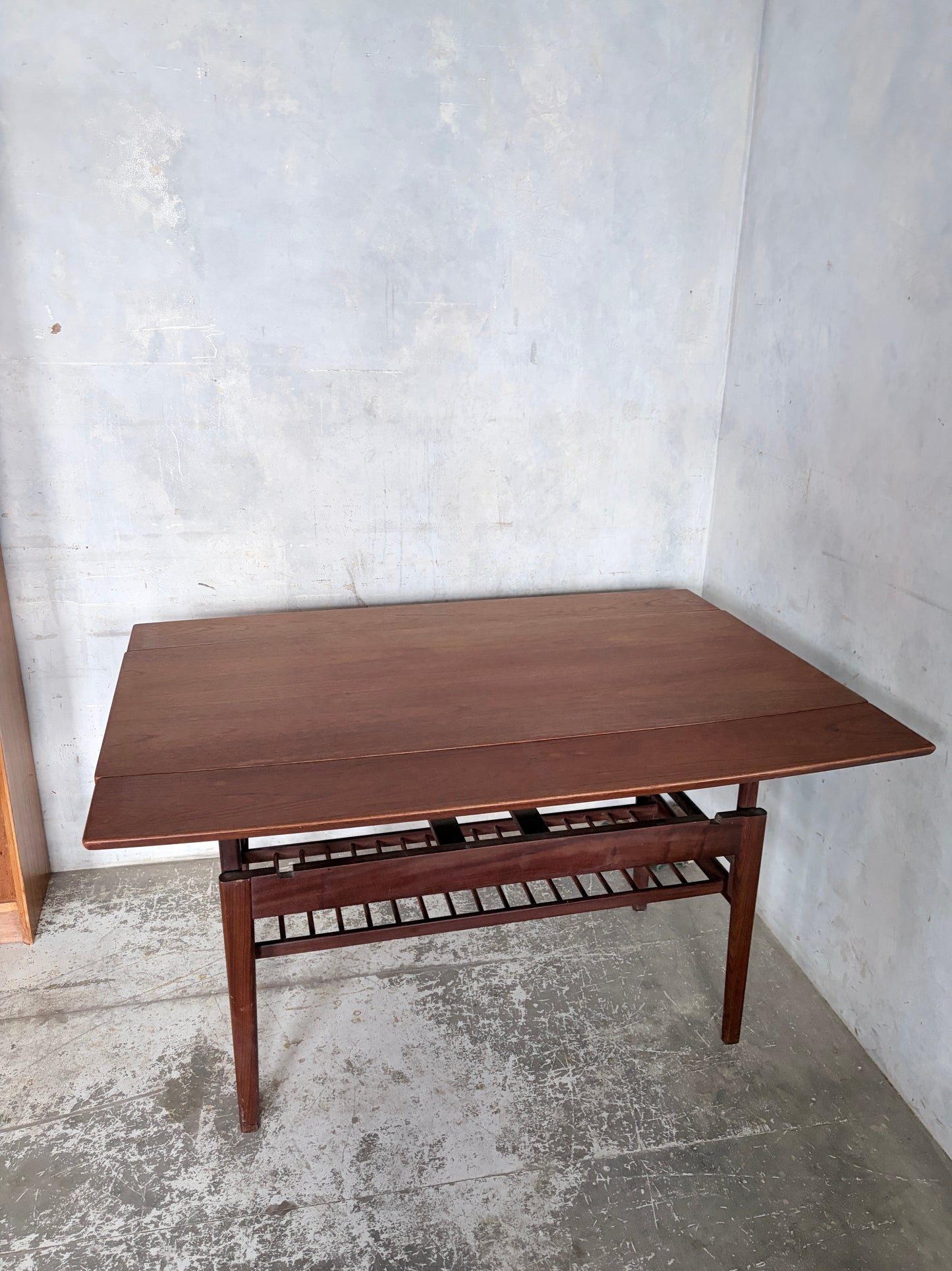 Mid Century Danish Metamorphic Elevator Dining / Coffee Table by Kai Kristiansen