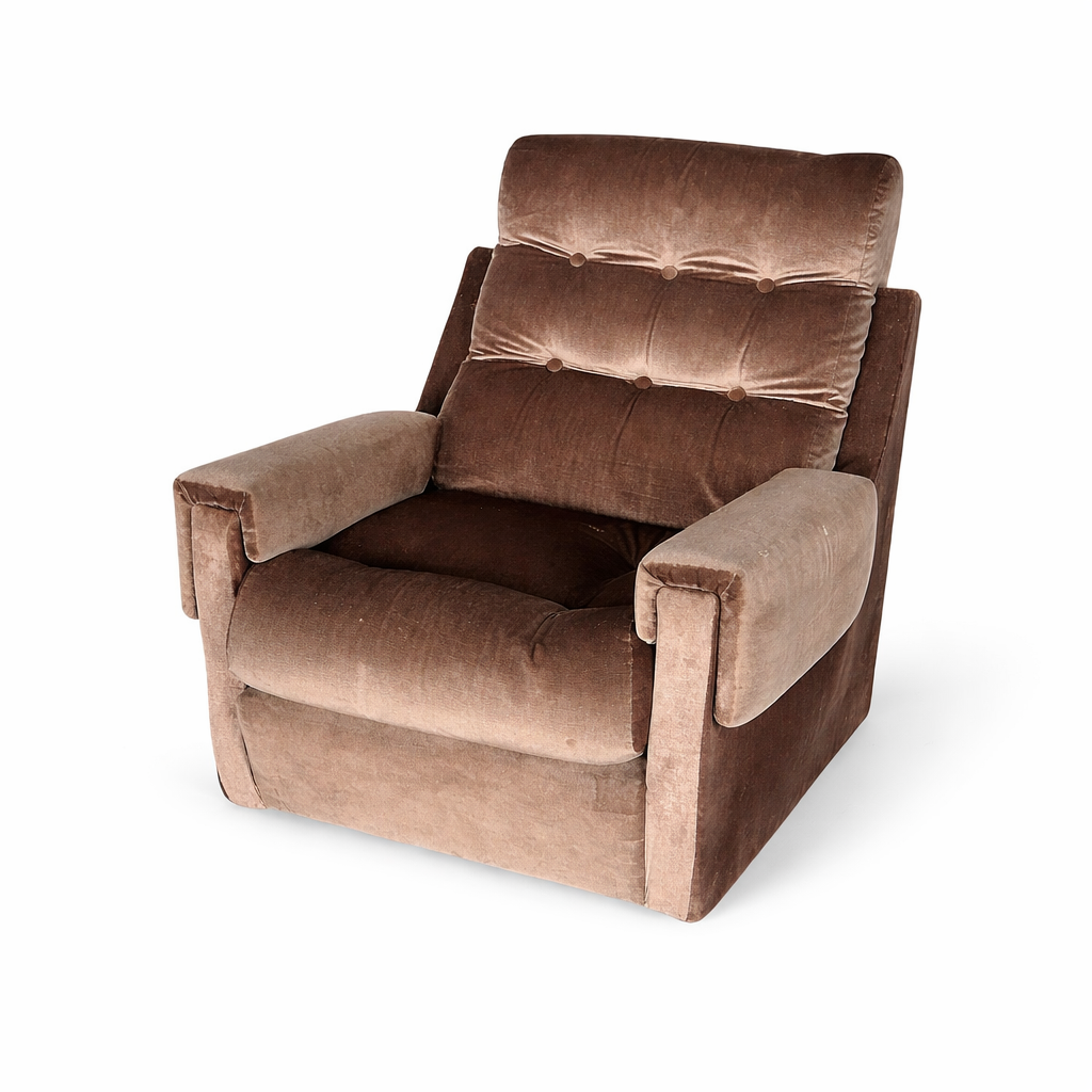 Vintage Parker Knoll Chenille Armchair
