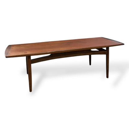 Mid-Century G Plan Fresco Long Teak Coffee Table – 1960s