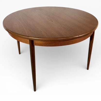 Mid Century G Plan Round Extending Dining Table
