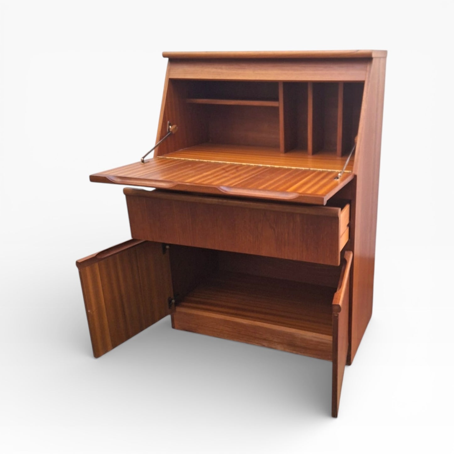 Mid Century Teak Writing Bureau by Remploy