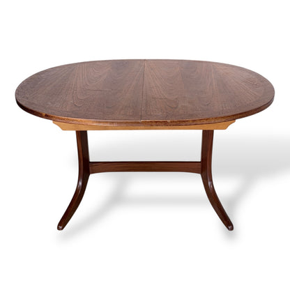 Vintage Parker Knoll Oval Extending Dining Table