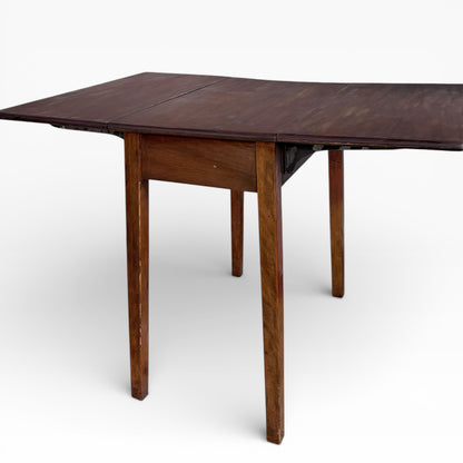 Victorian Mahogany Drop Leaf Dining Table — view 6