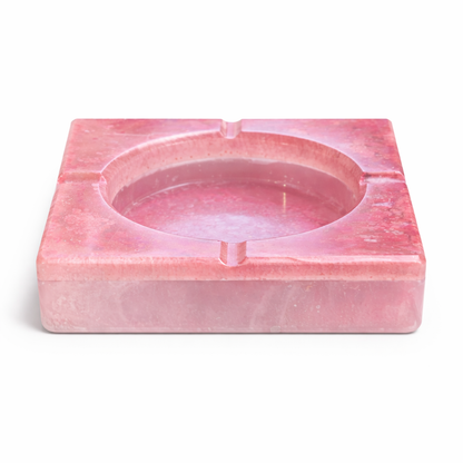 Vintage Pink Resin Ashtray