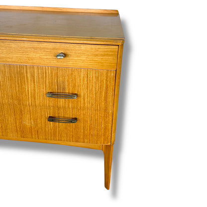 Mid Century Remploy Chest of Drawers / Sideboard | Vintage Oak Veneer Cabinet