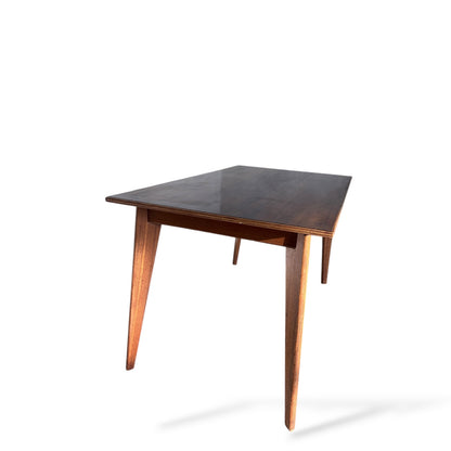 Morris of Glasgow Mid-Century Walnut Dining Table – 1960s Rectangular Table